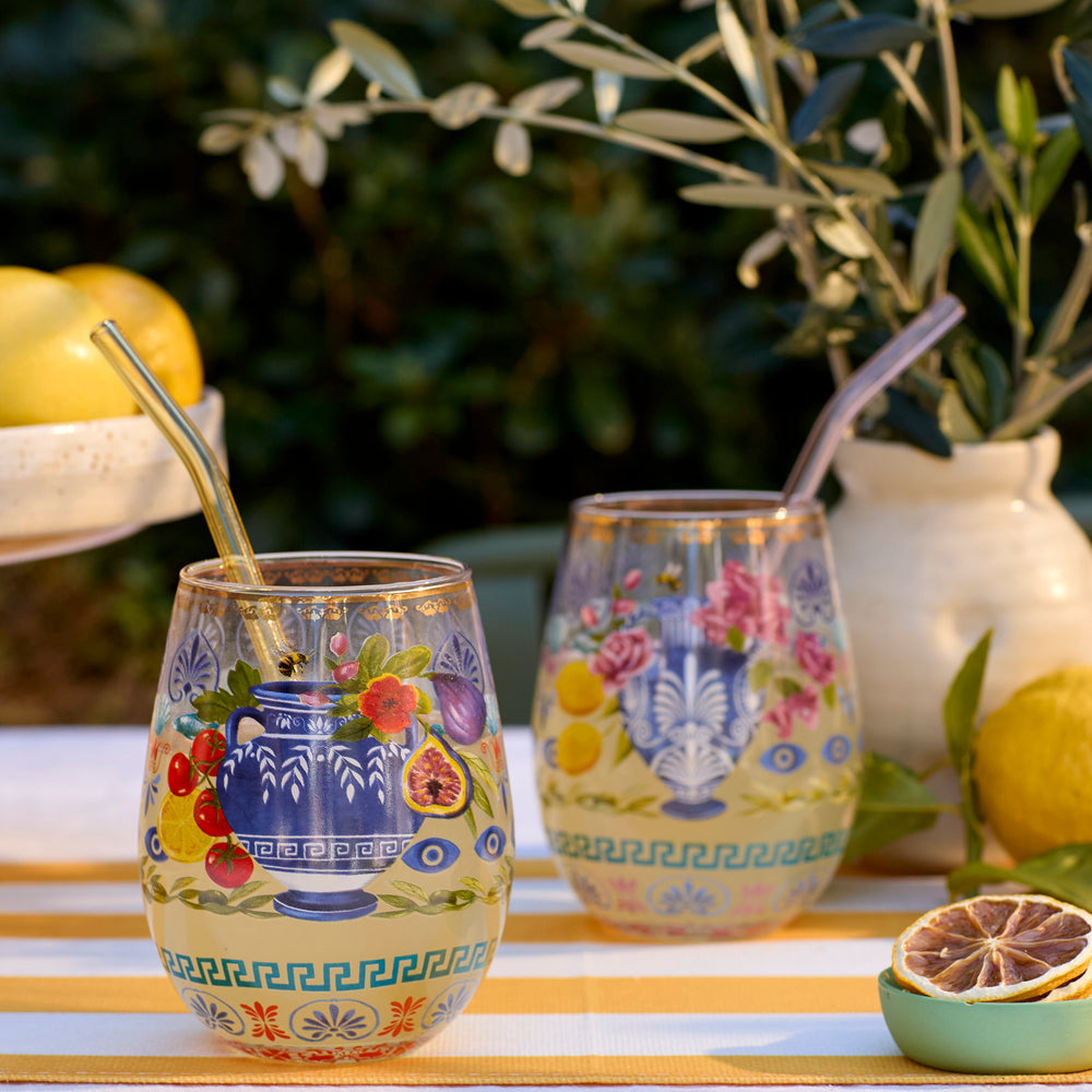 
                      
                        Glass Tumbler Set Mediterranean Summer (Set of 2 glasses)
                      
                    