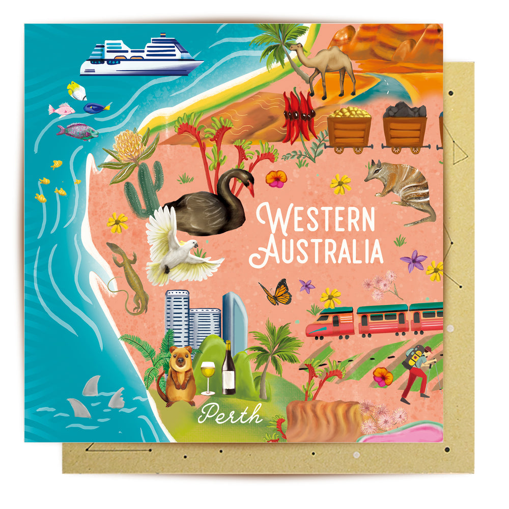 Greeting Card Western Australia