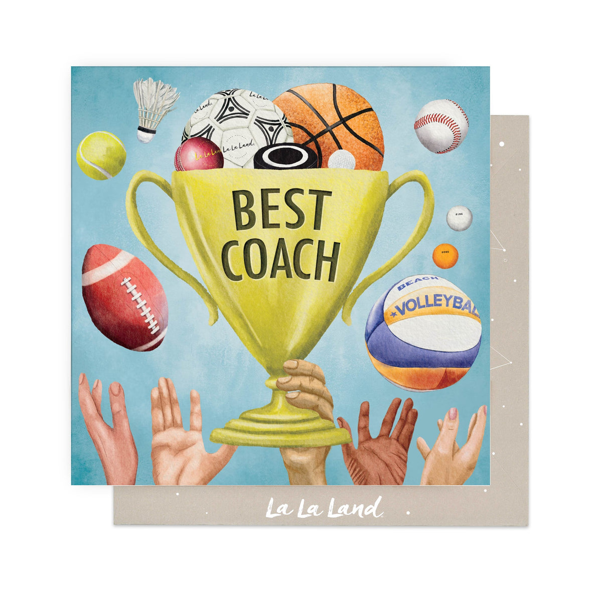 Greeting Card Best Coach