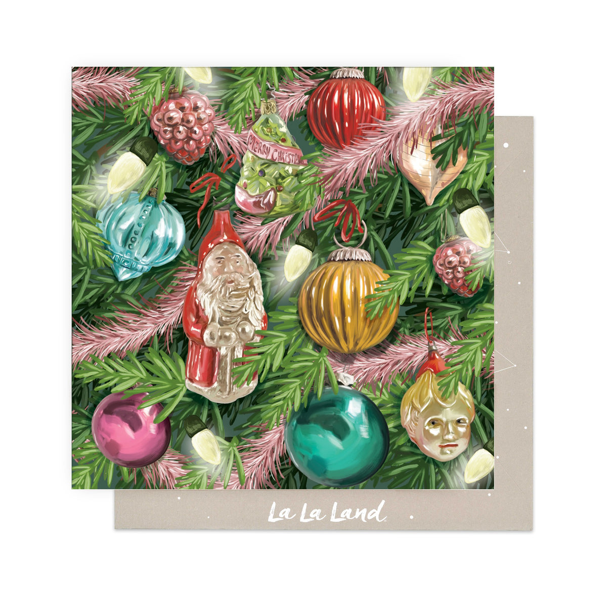 Greeting Card Vintage Tree