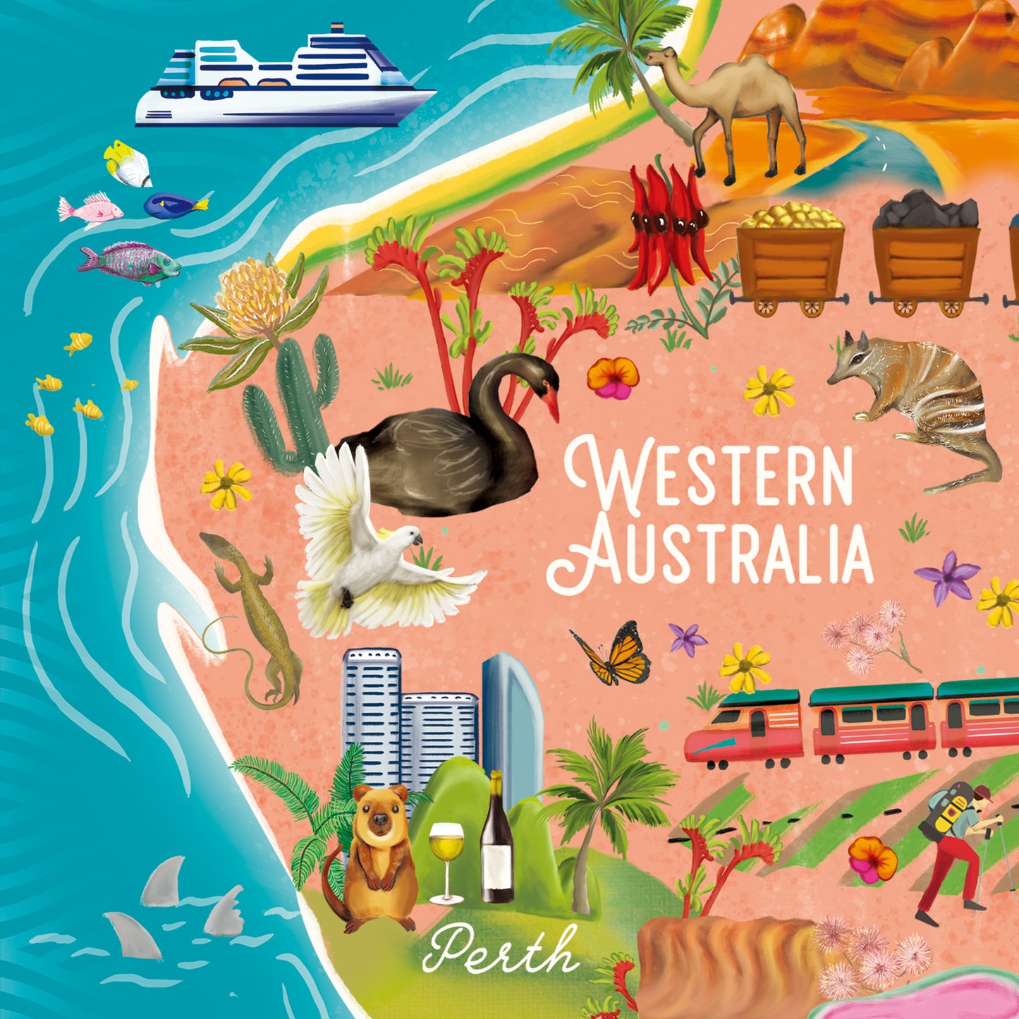 Greeting Card Western Australia