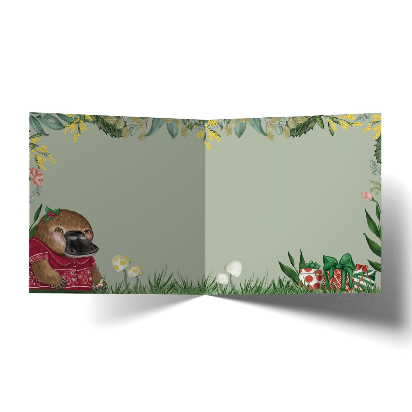 Greeting Card Mushroom House