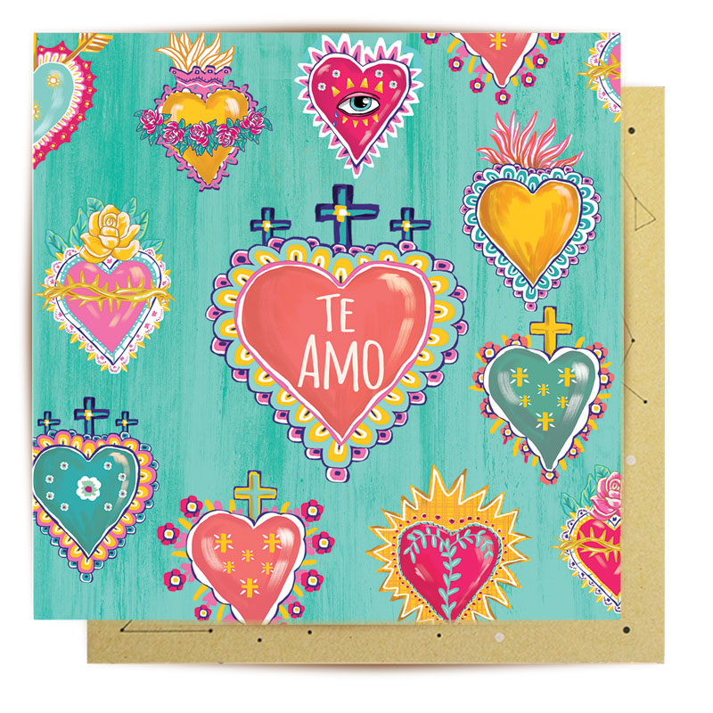 
                      
                        Greeting Card Te Amo
                      
                    