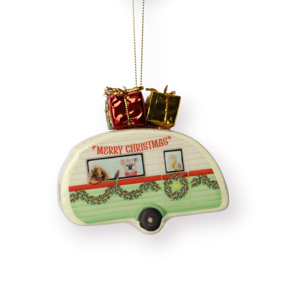 
                      
                        3D Bauble Merry Christmas Caravan
                      
                    