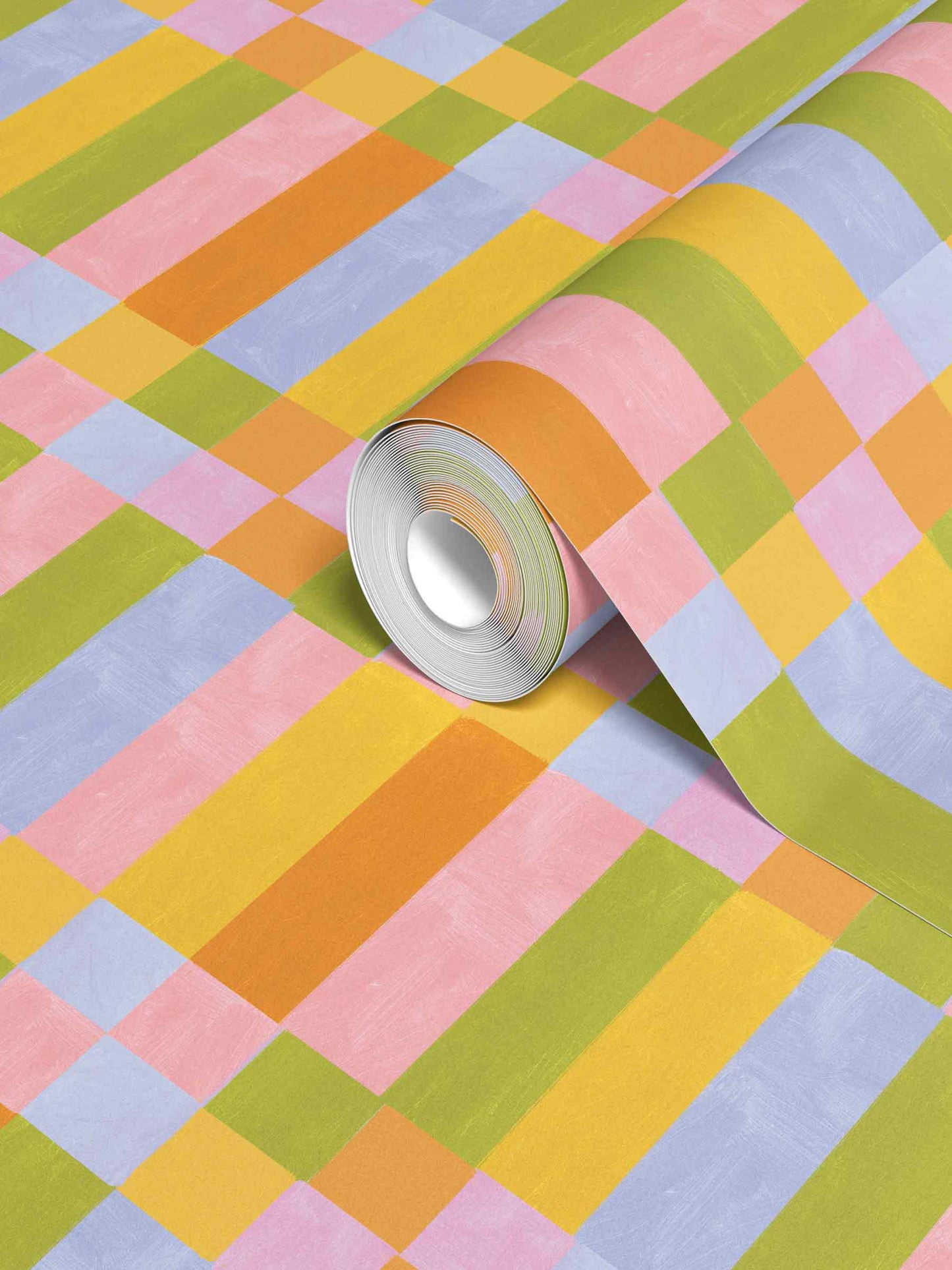 Wallpaper Painterly Bricks