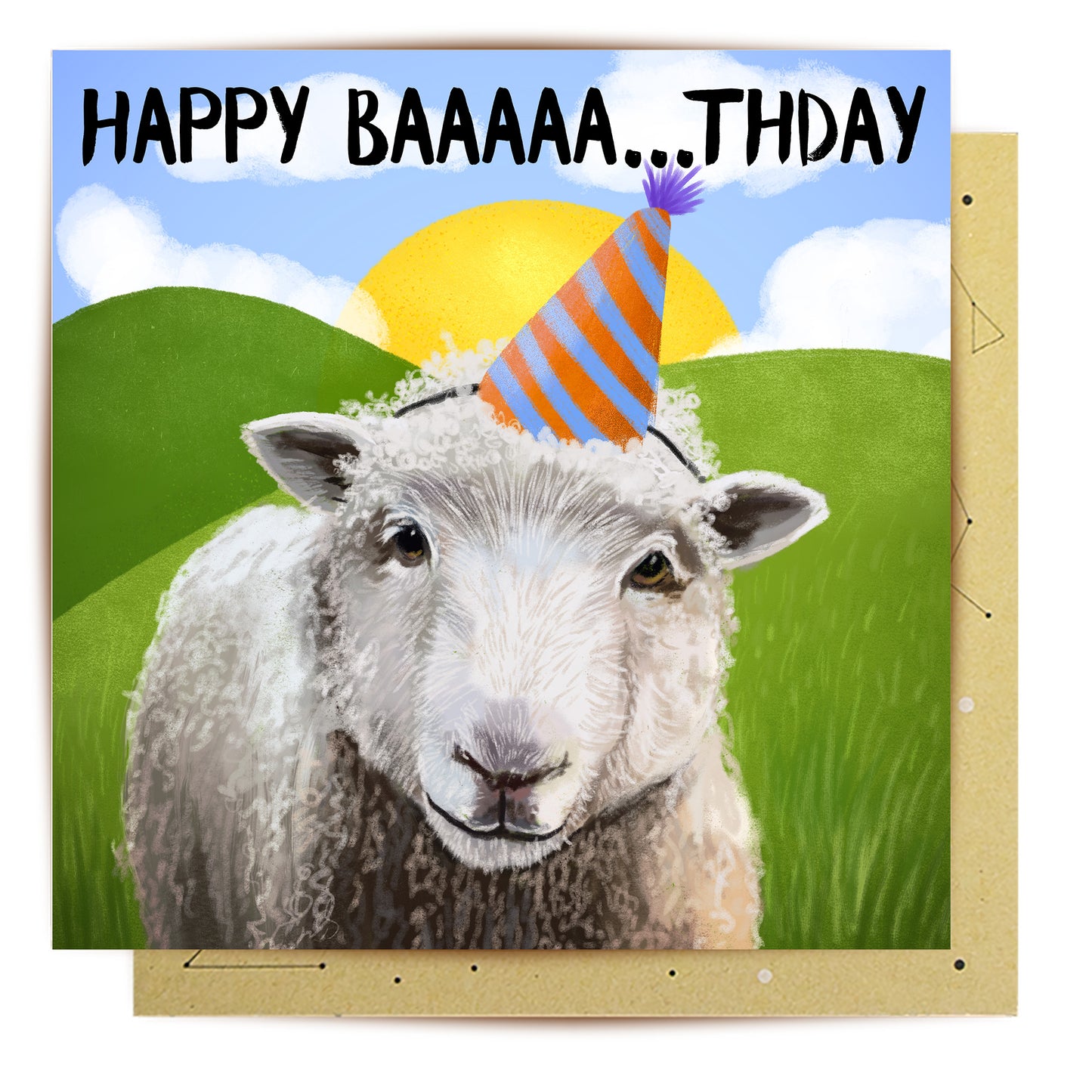 Greeting Card Happy Baaathday