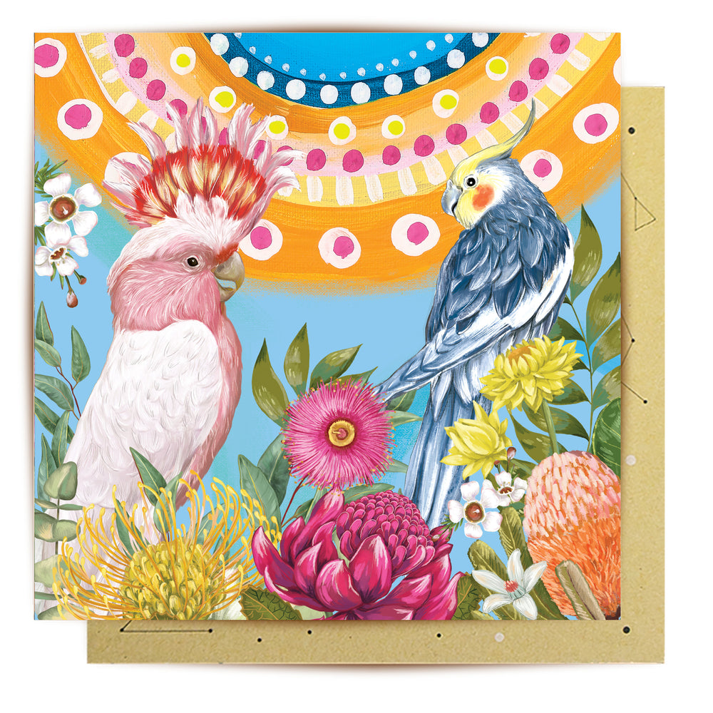 
                      
                        Greeting Card Sacred Country Vol. 2 Pink Cockatoo
                      
                    