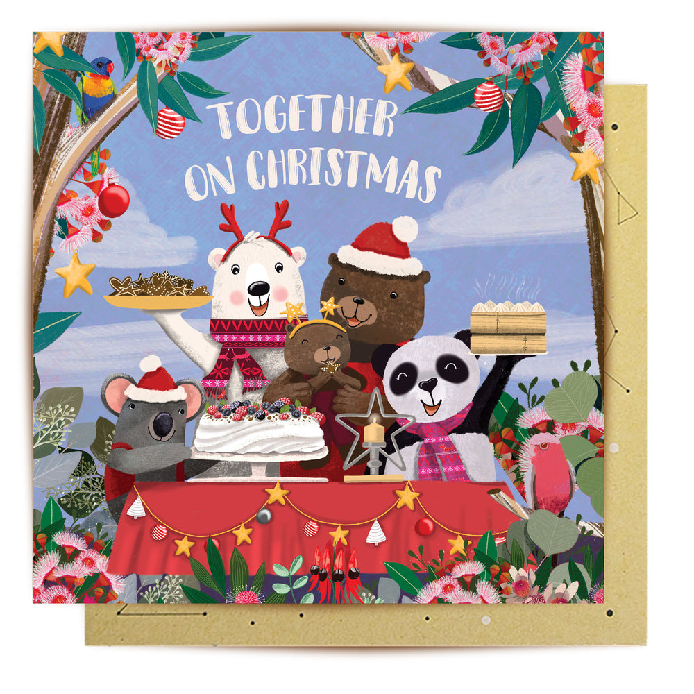 
                      
                        Greeting Card Christmas Bear Guests
                      
                    