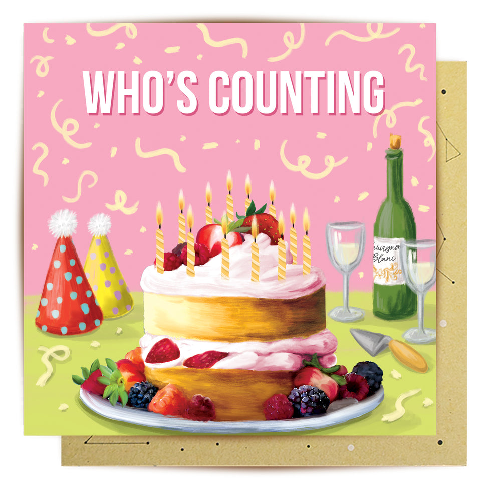 
                      
                        Greeting Card Who's Counting Confetti
                      
                    