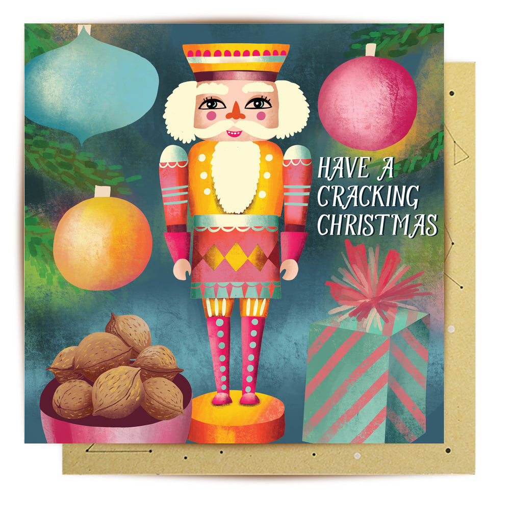 Greeting Card Cracking Christmas