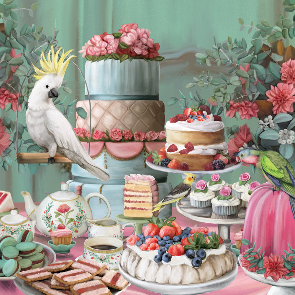 Greeting Card Lavish Tea Party