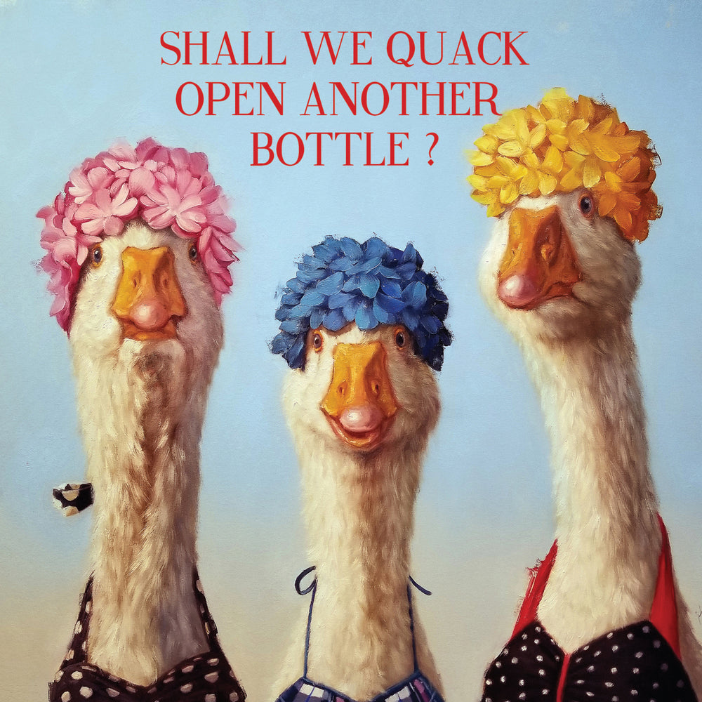 
                      
                        Greeting Card Quack Open A Bottle
                      
                    