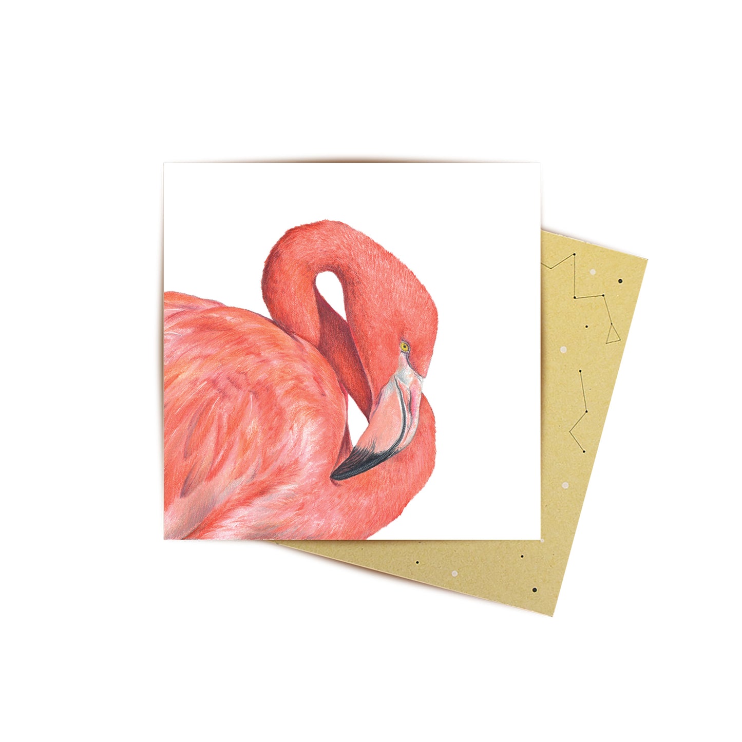 Mini Card Flamingo