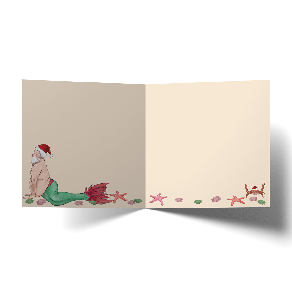 Greeting Card Mermazing Christmas