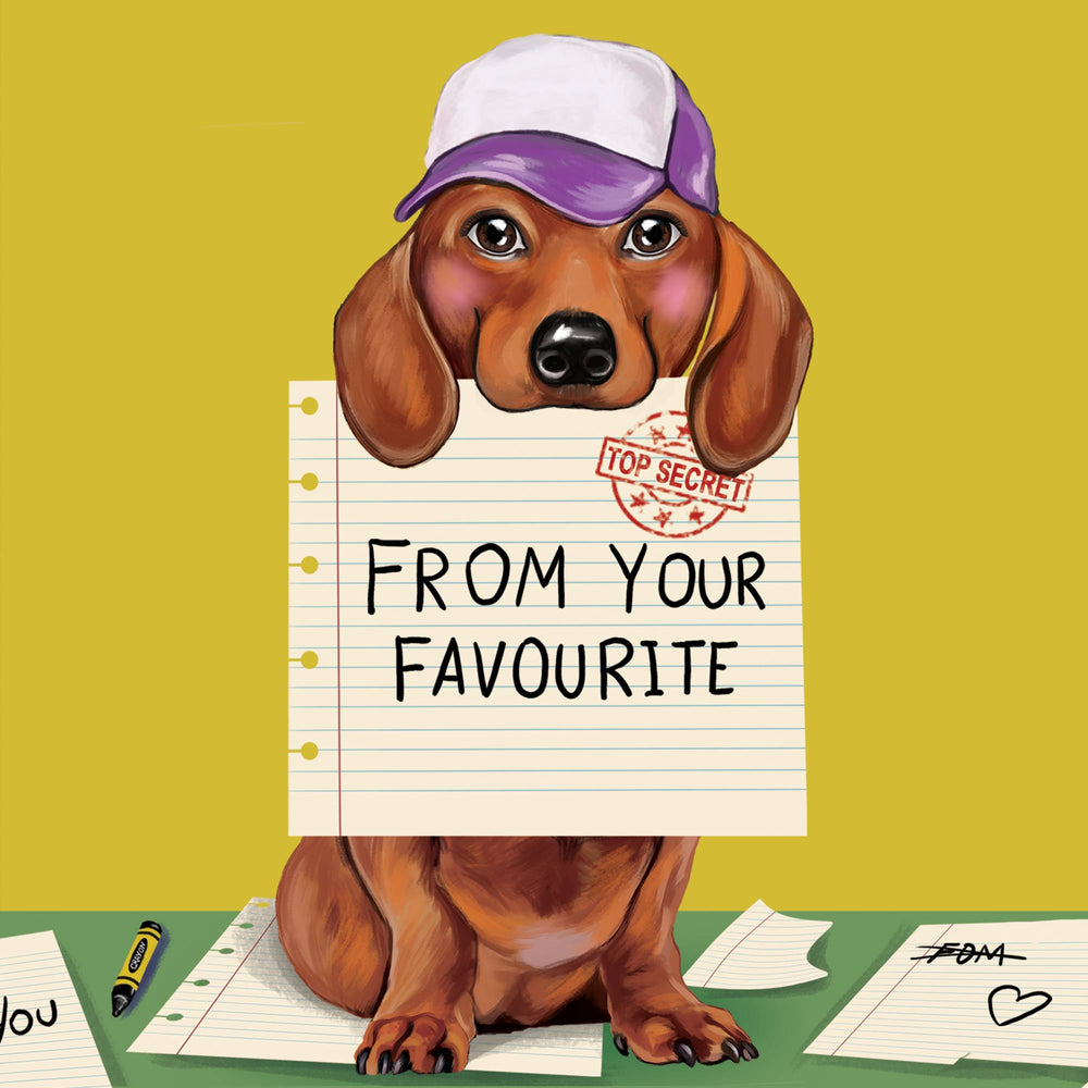 
                      
                        Greeting Card Favourite Child Dachshund
                      
                    