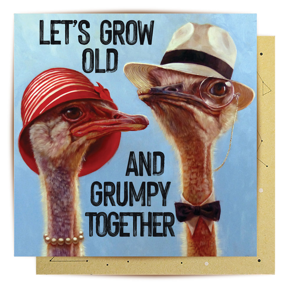 
                      
                        Greeting Card Ostrich Couple
                      
                    