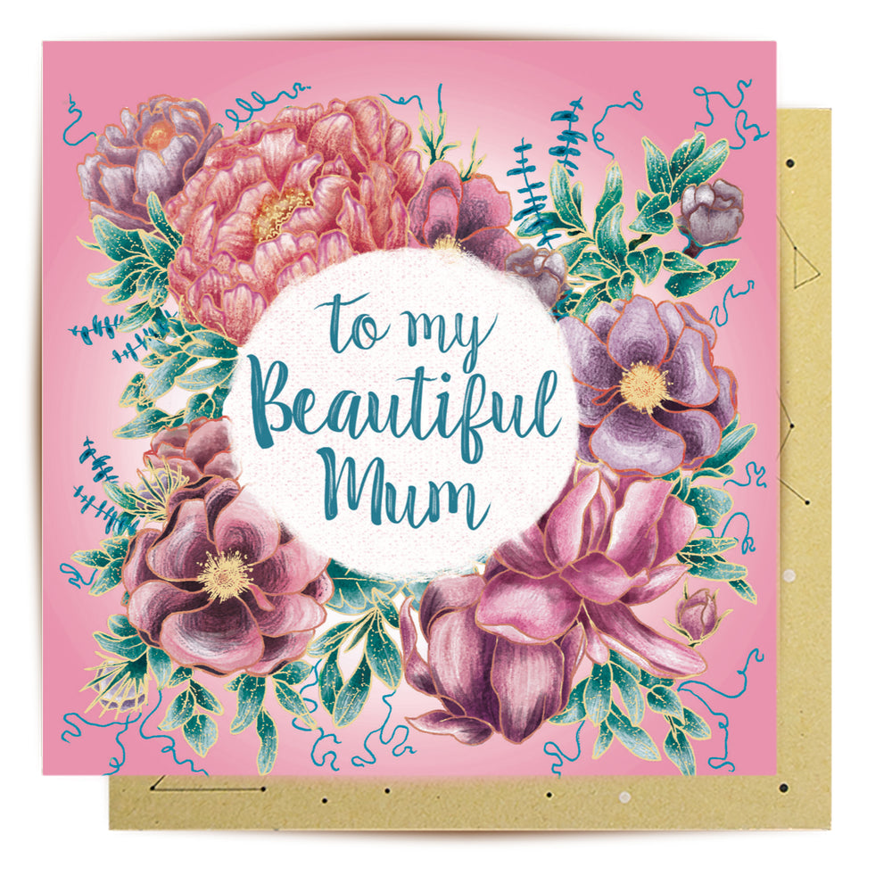 
                      
                        Greeting Card Beautiful Mum Bouquet
                      
                    