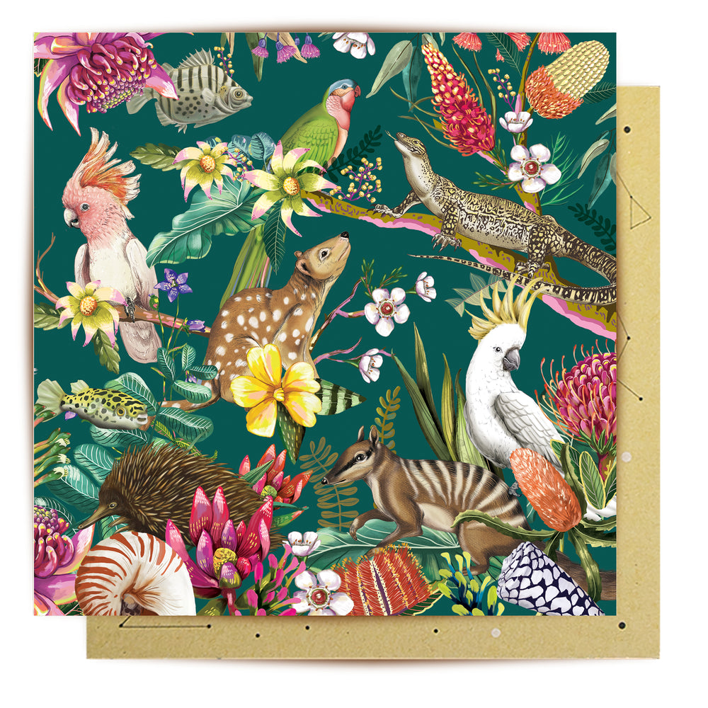 Greeting Card Exotic Paradiso