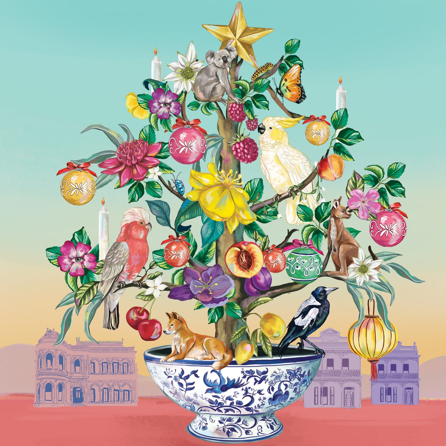 Greeting Card Serendipity Tree