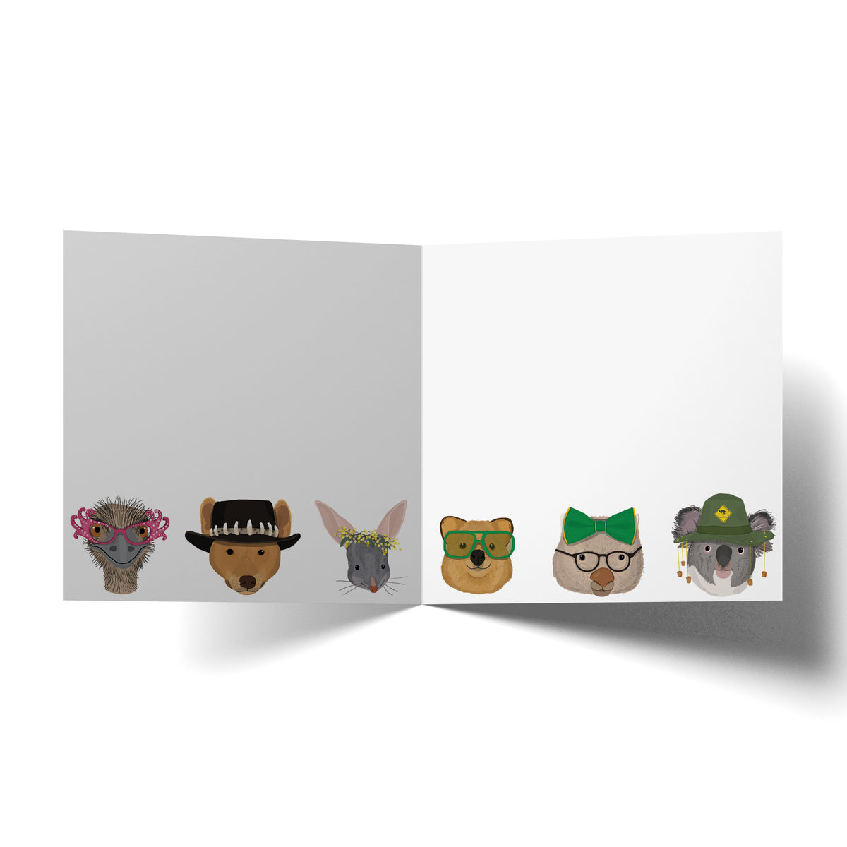 Greeting Card Aussie Mates