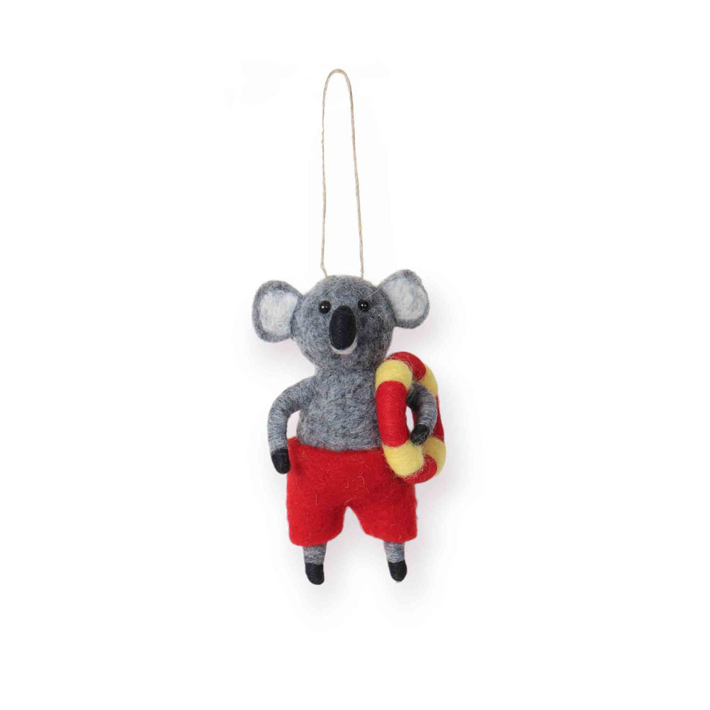 Felt Ornament Summer Koala