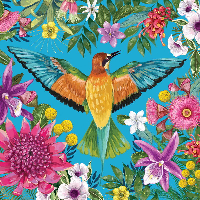 Mini Card Tropicana Australiana Blue Bird