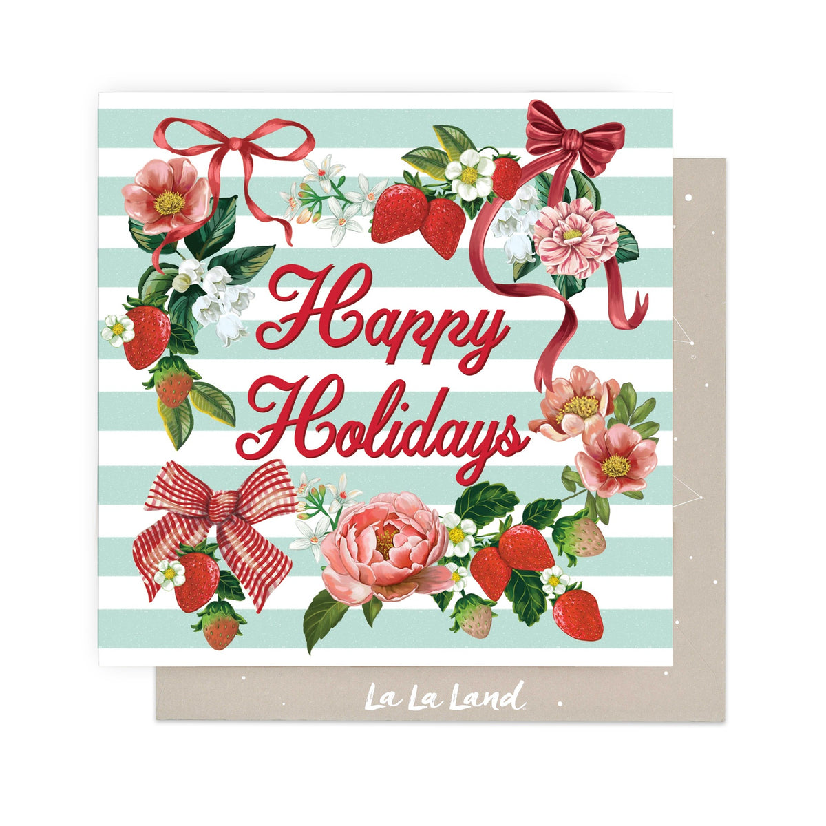 Greeting Card Happy Holidays In Paris