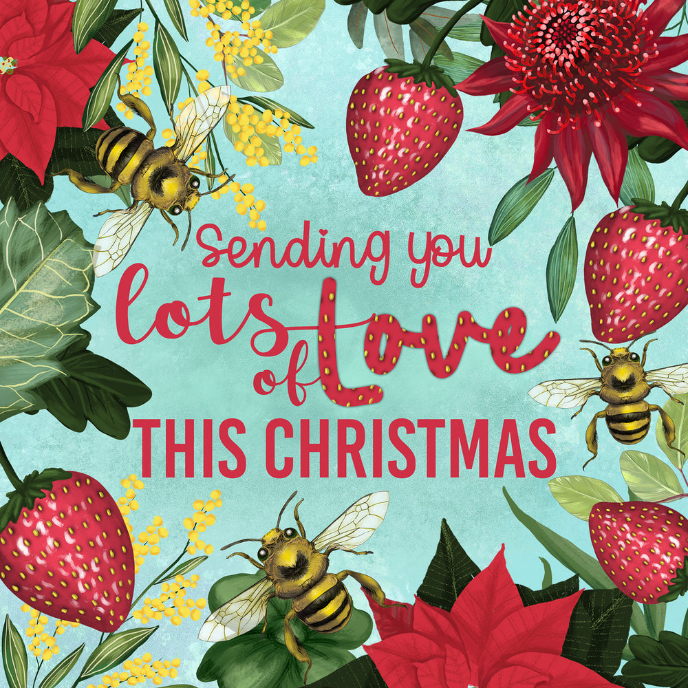 
                      
                        Greeting Card Xmas Bees
                      
                    