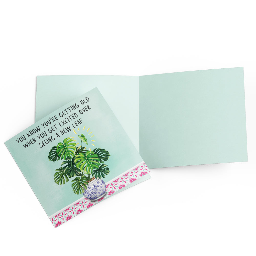 Greeting Card New Leaf