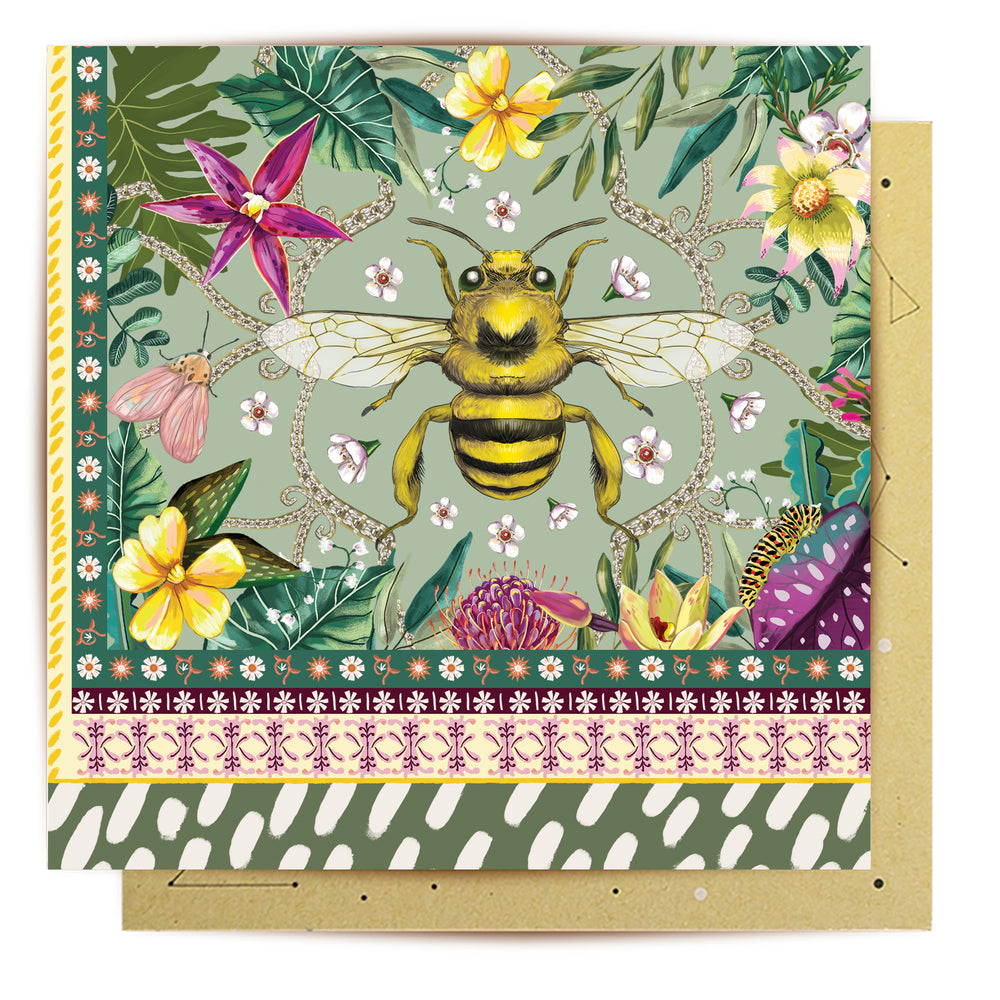 
                      
                        Greeting Card Midnight Paradiso Bee
                      
                    