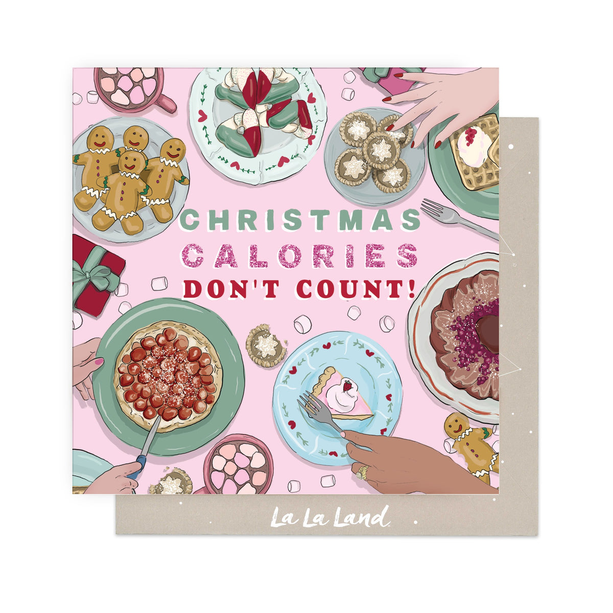 Greeting Card Christmas Calories