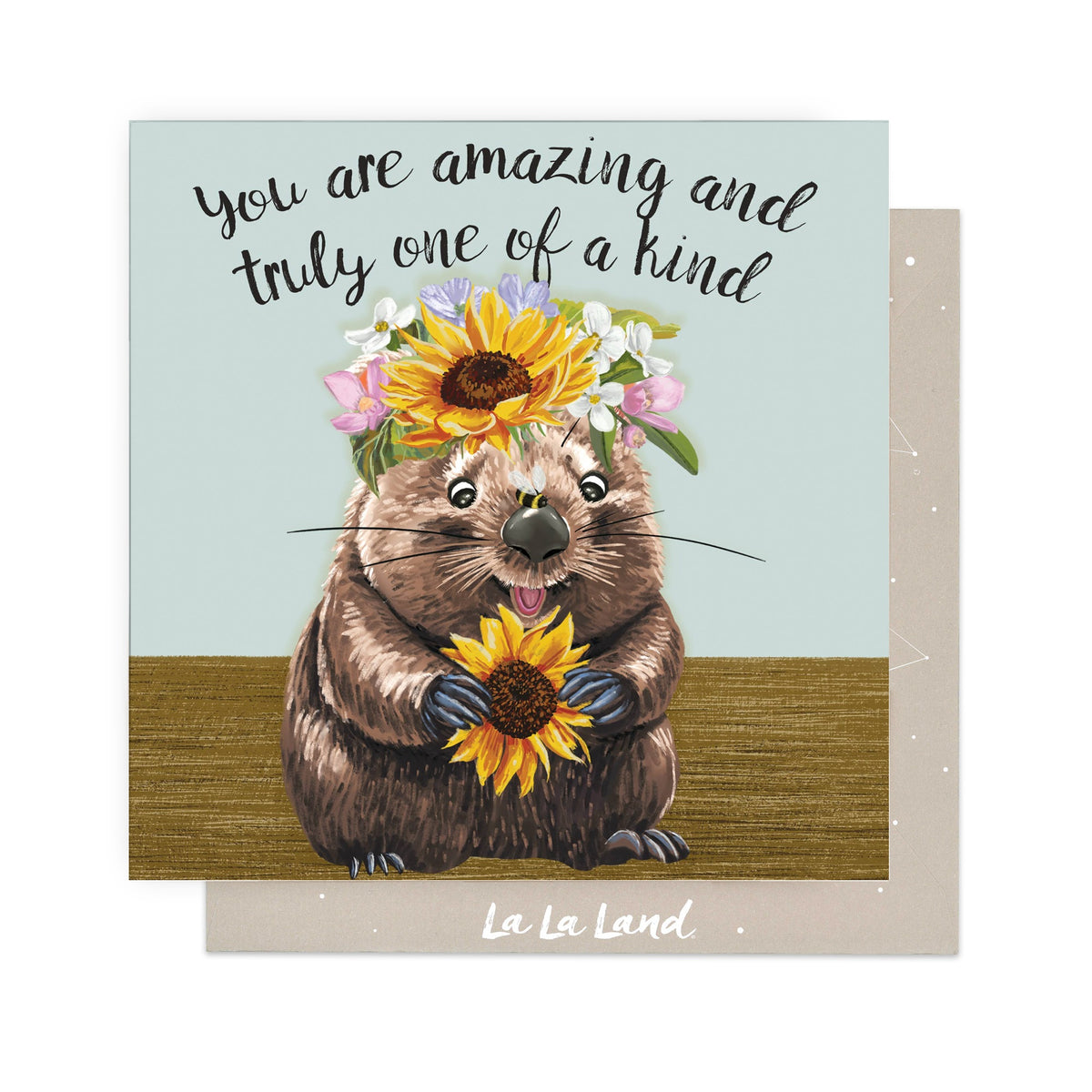 Greeting Card Giggles Wombat