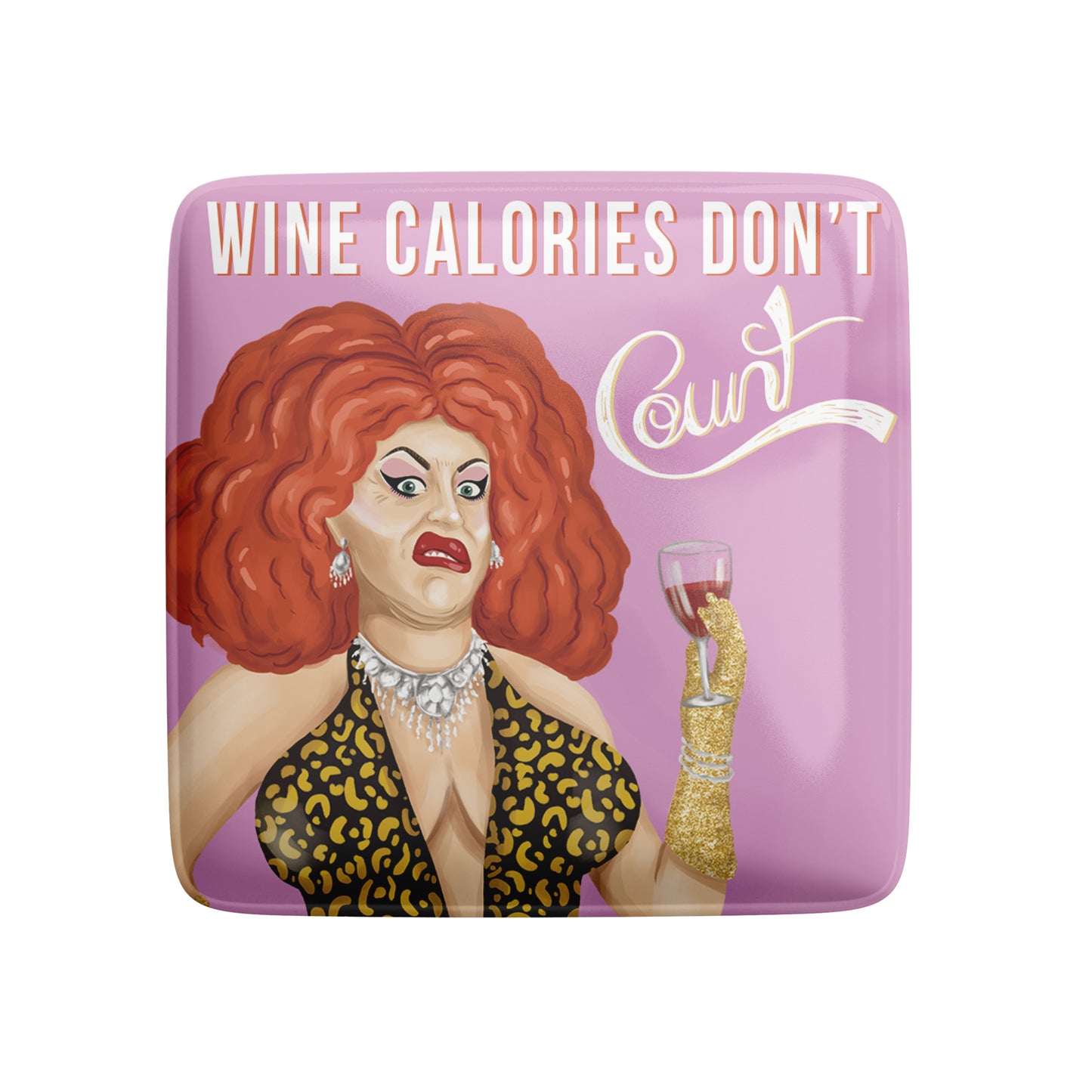 Fridge Magnet Wine Calories