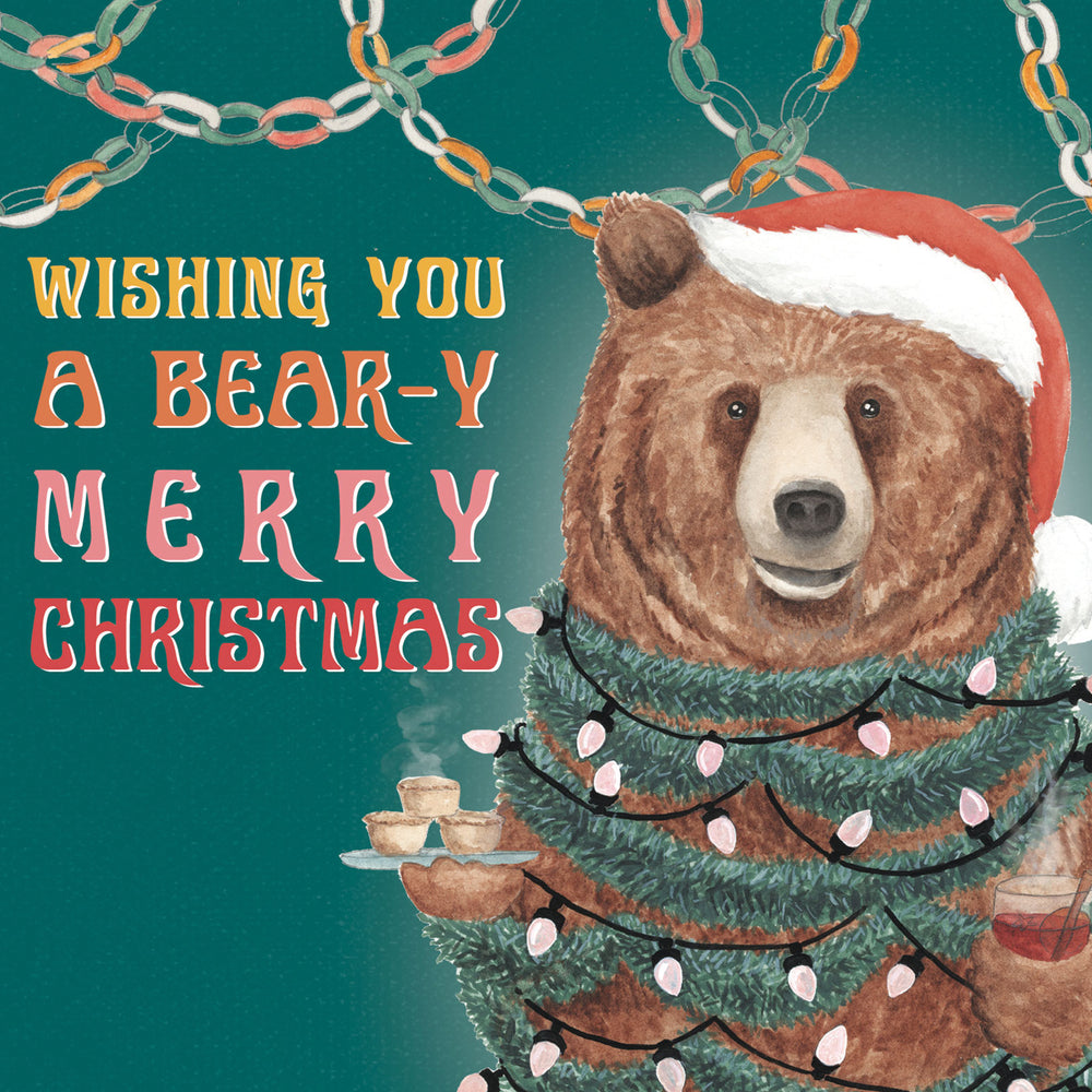 Greeting Card Beary Merry Christmas