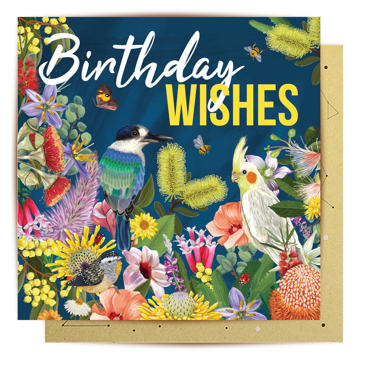 Greeting Card Enchanted Birthday Wishes