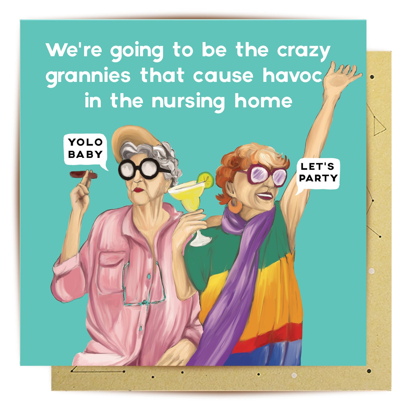 Greeting Card Nursing Home Havoc