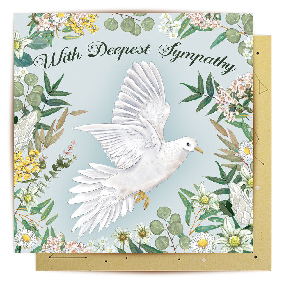 Greeting Card Sympathy Dove