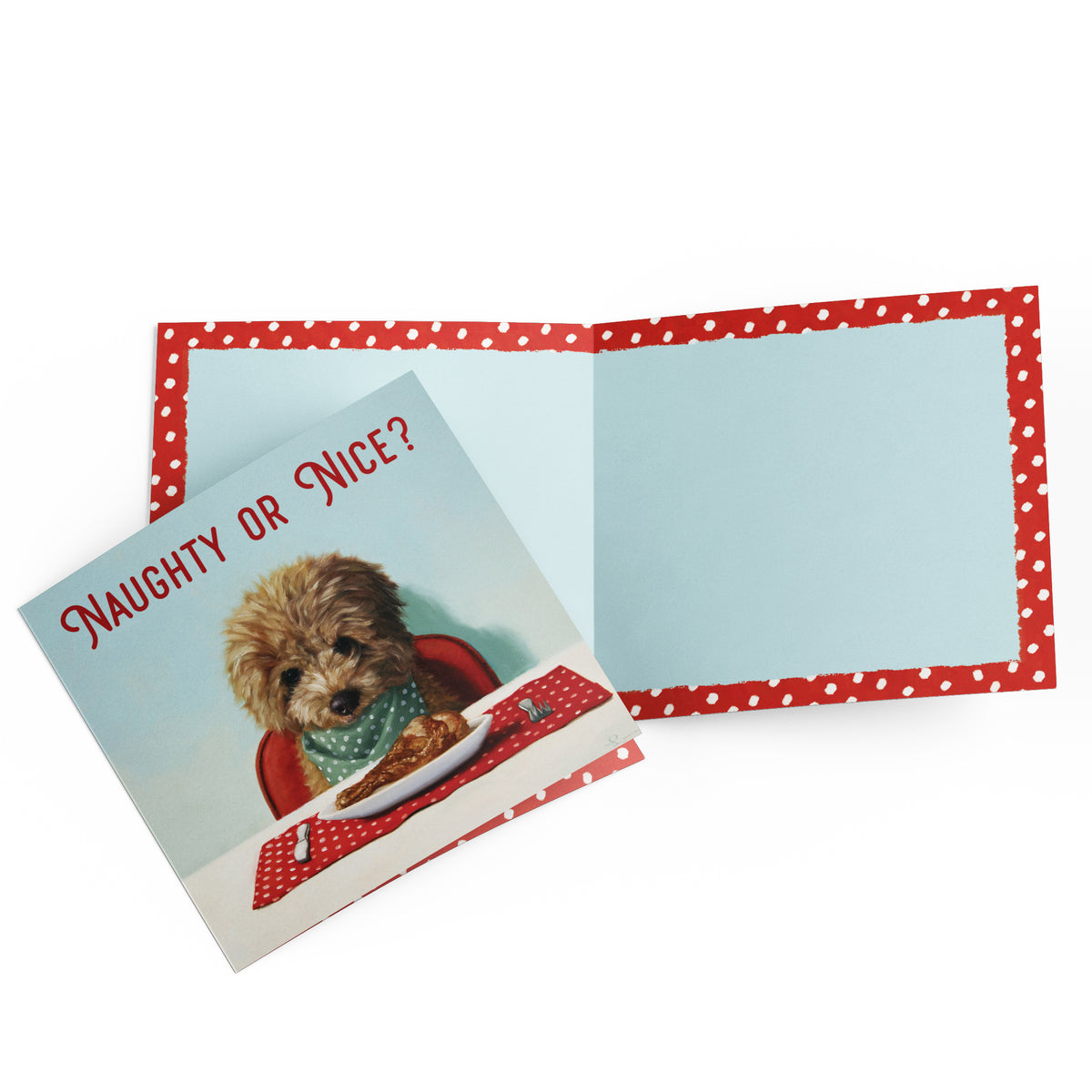 Greeting Card Naughty Or Nice