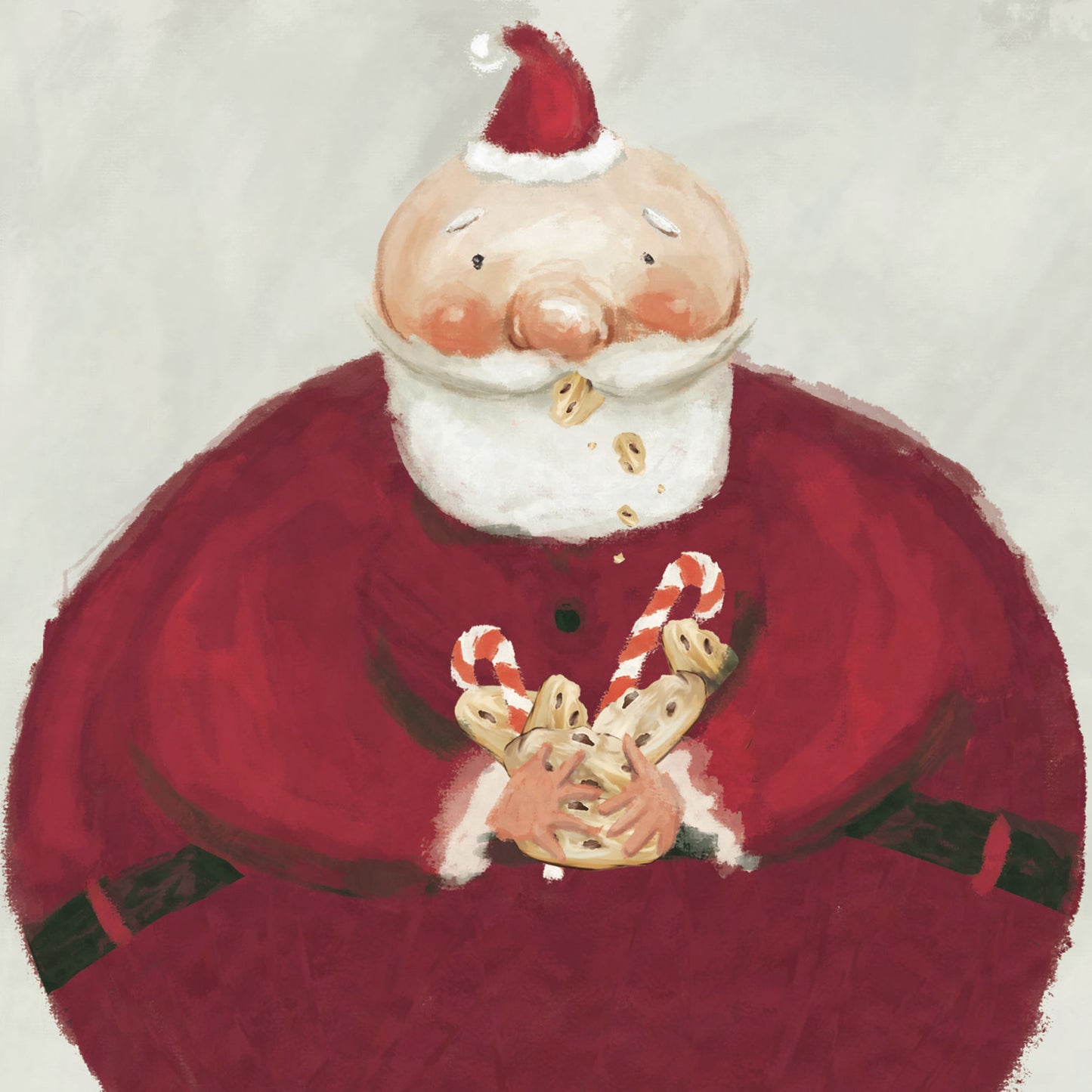 Greeting Card Santa's Treats