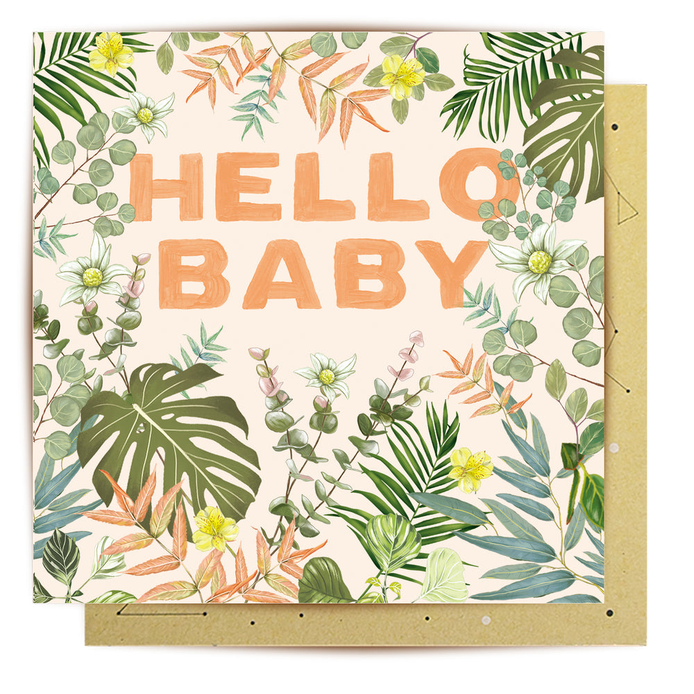 Greeting Card Hello Baby