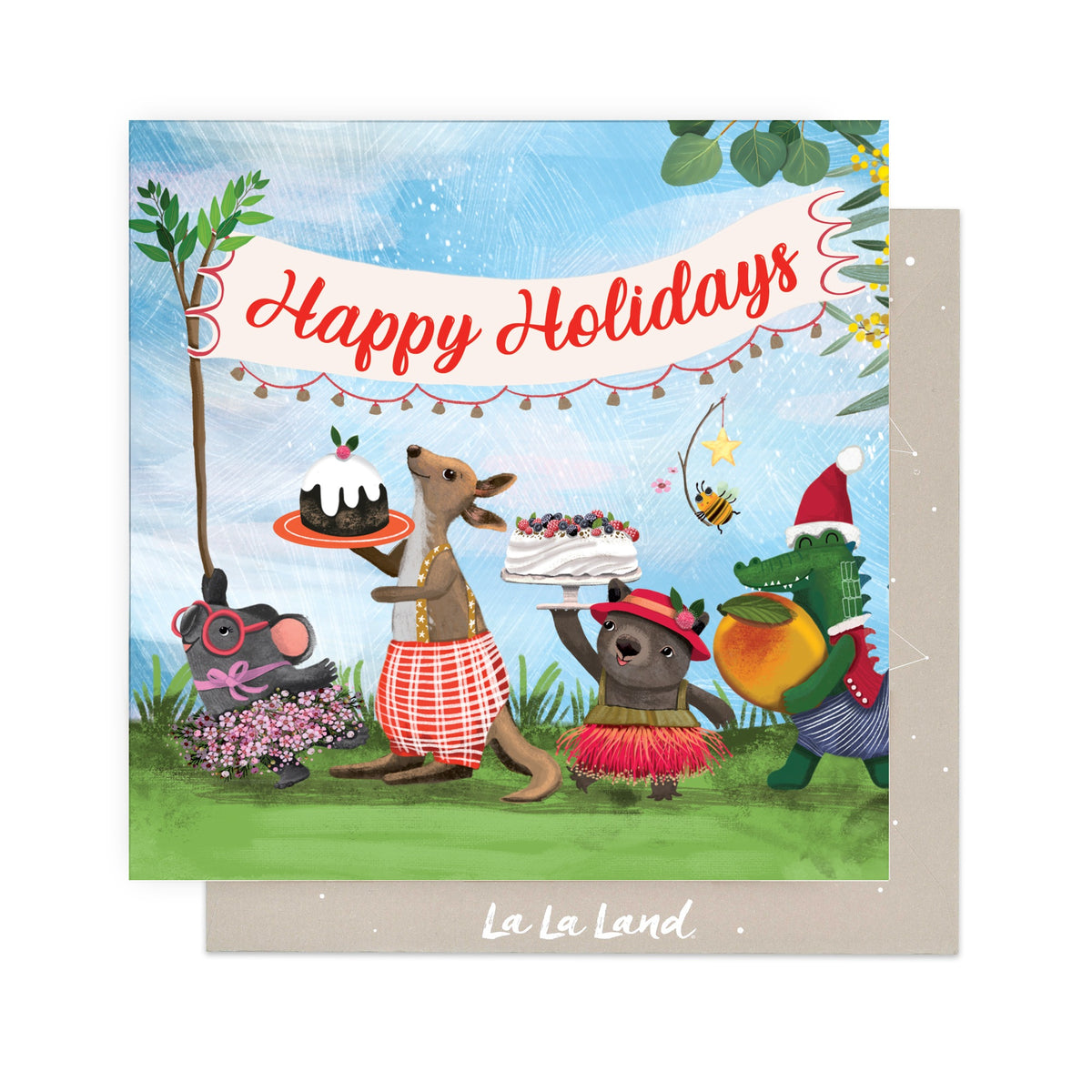 Greeting Card Happy Holidays