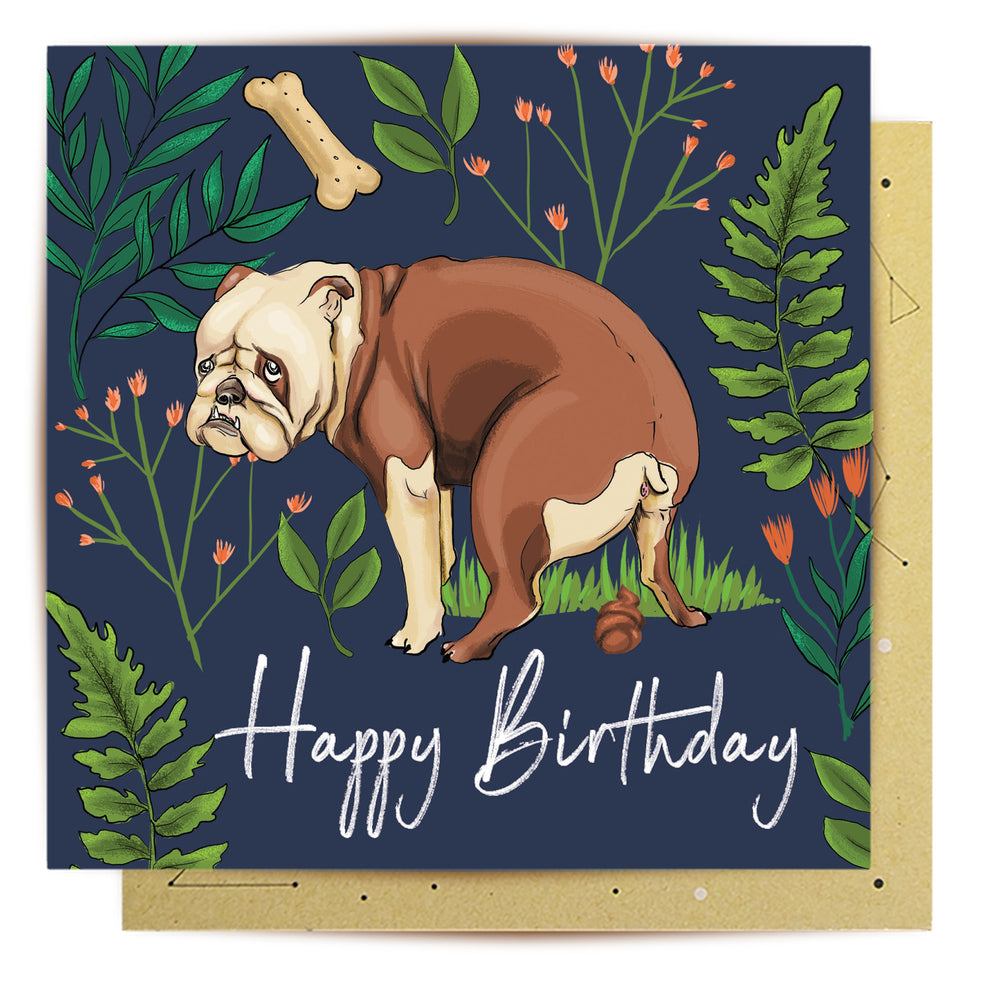 
                      
                        Greeting Card Birthday Bulldog
                      
                    