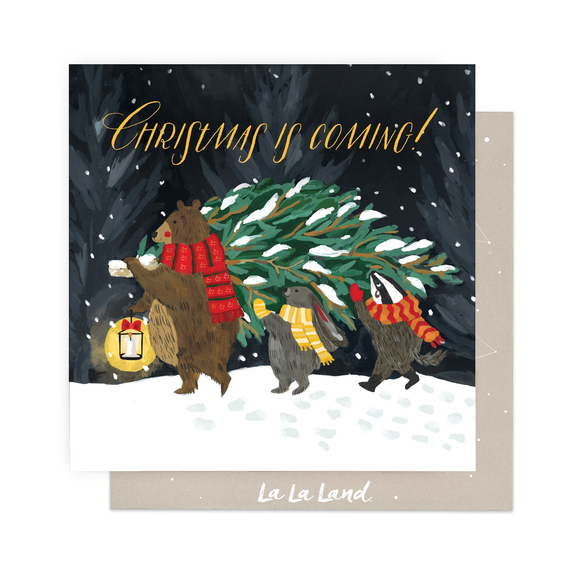 Greeting Card Christmas Is Coming