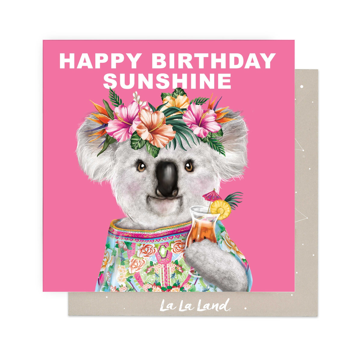Greeting Card Happy Birthday Sunshine Koala