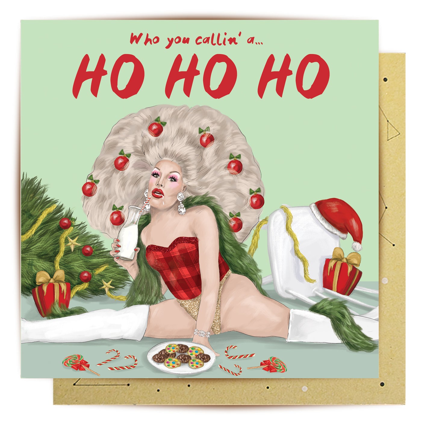 Greeting Card Not A Ho Ho Ho