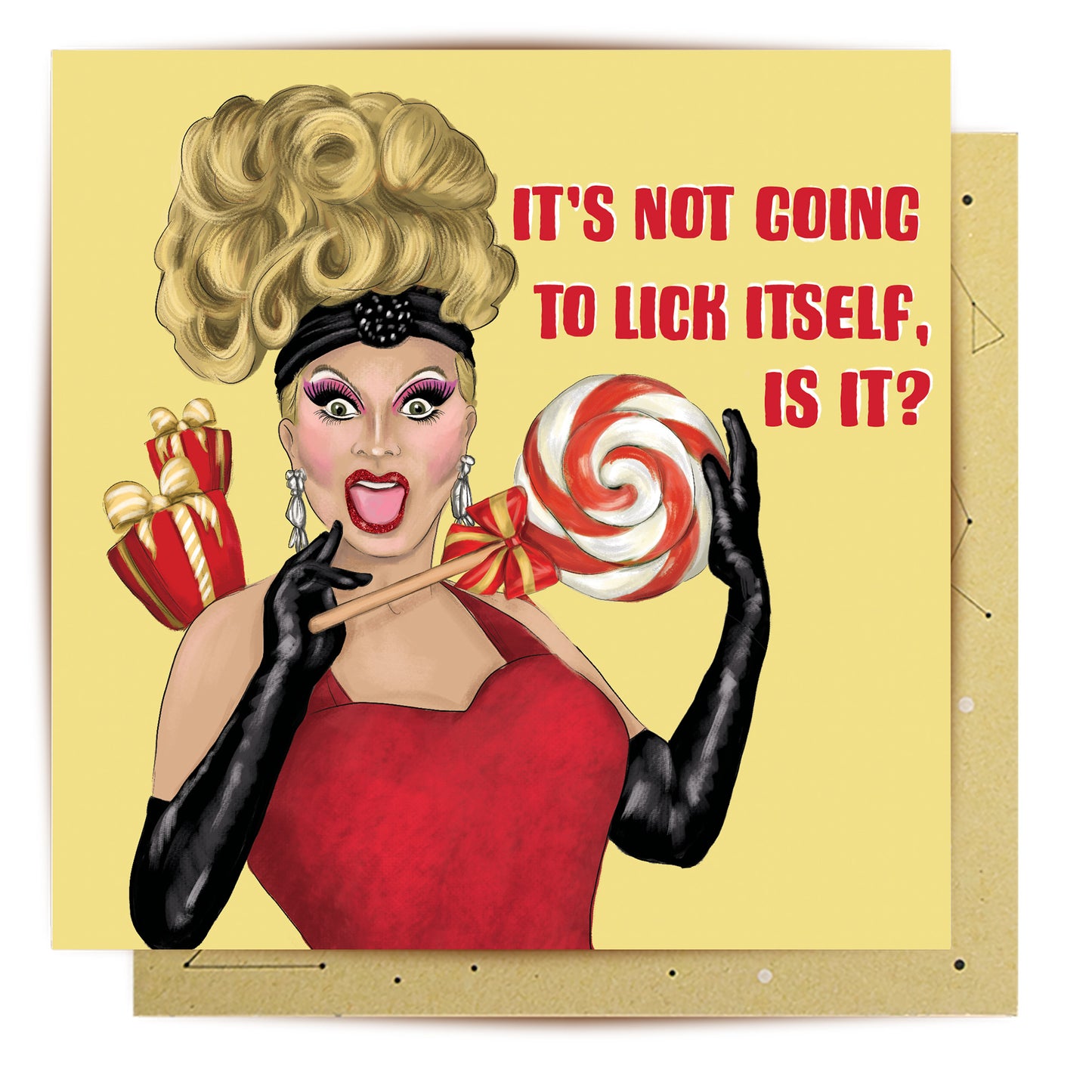 Greeting Card Lick It