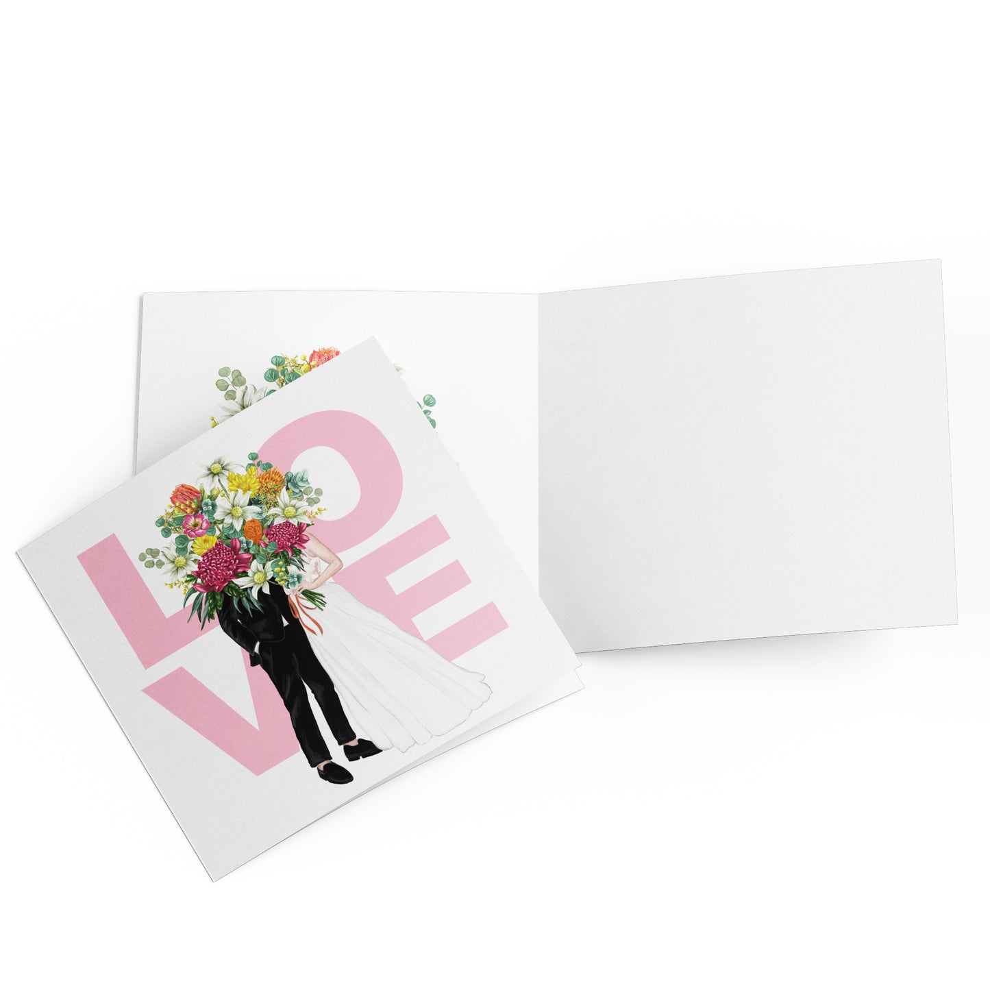 Greeting Card Wedding Love