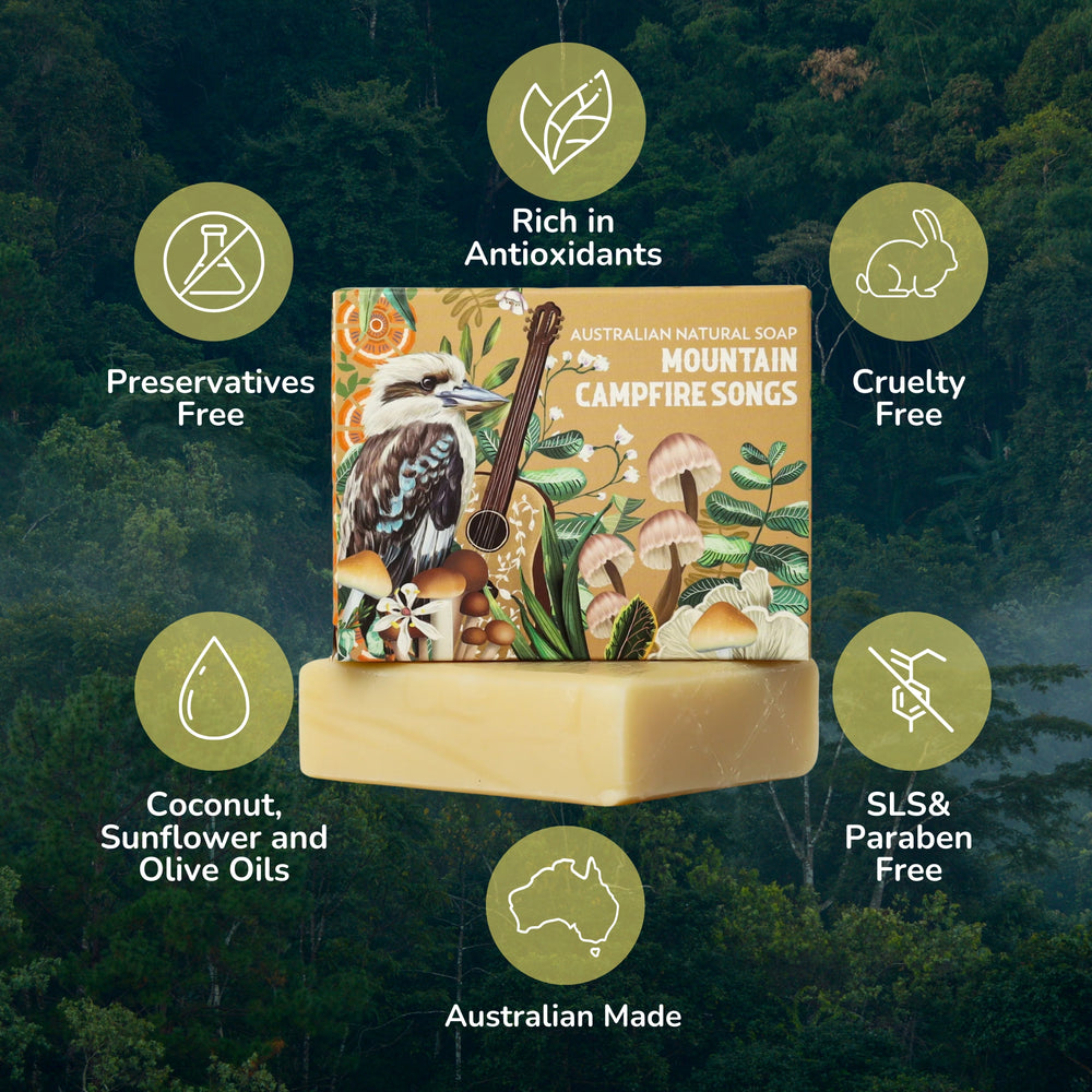 
                      
                        Australian Natural Soap Mountain Campfire Songs
                      
                    