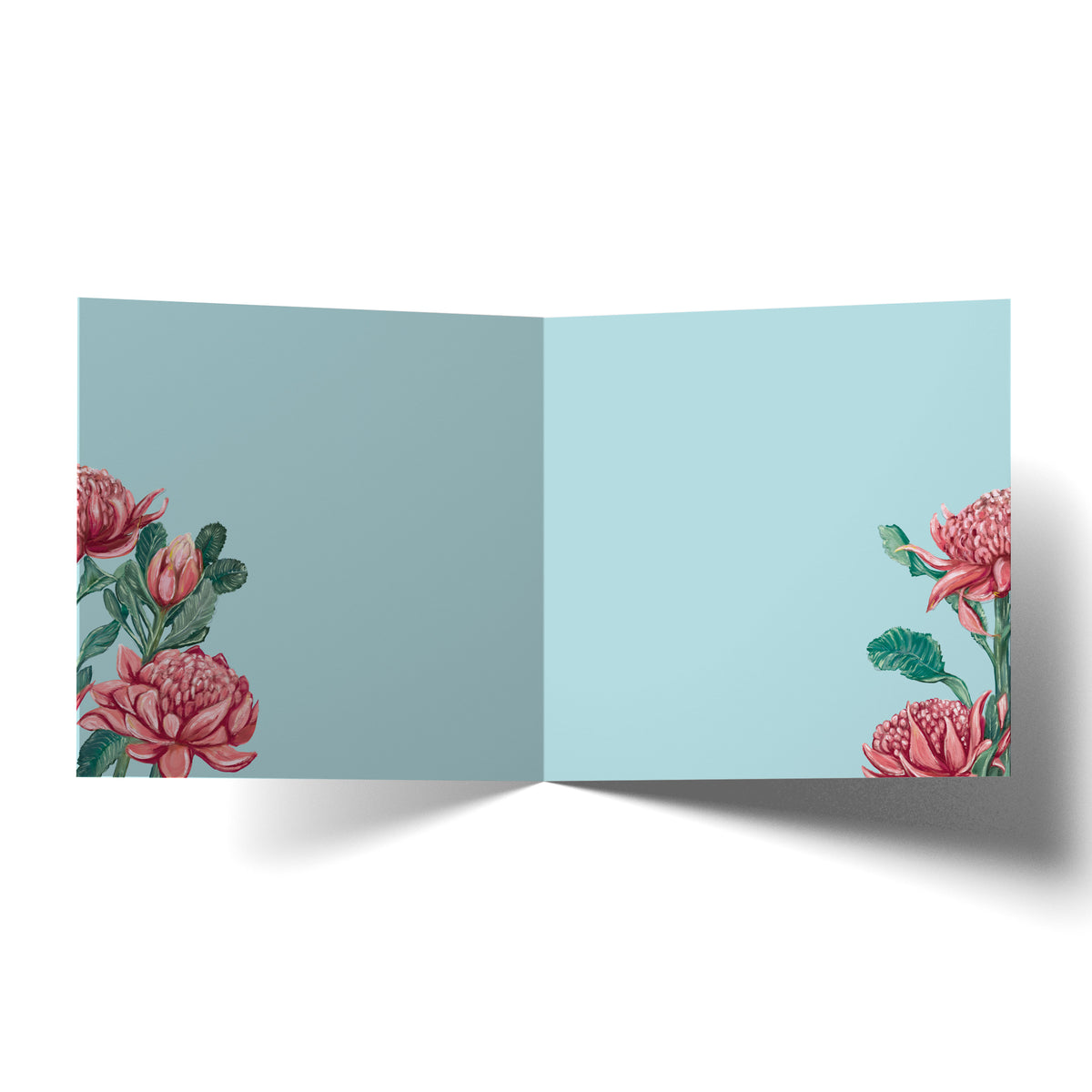 Greeting Card Birthday Waratah