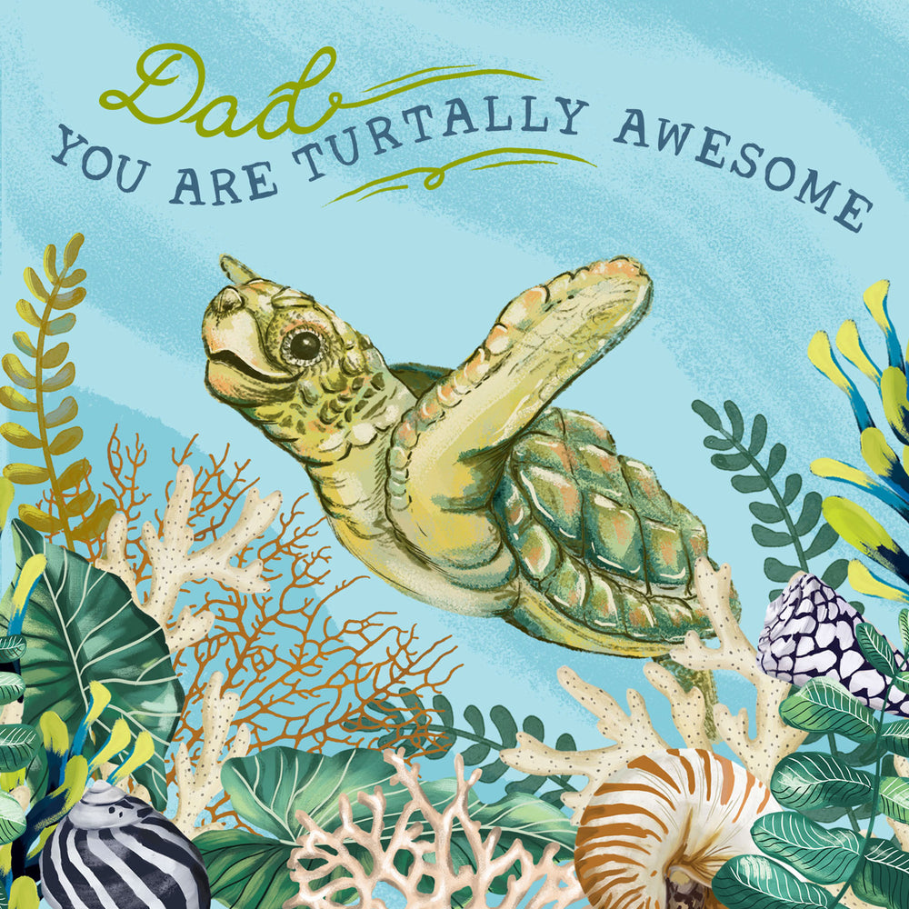 
                      
                        Greeting Card Turtally Awesome Dad
                      
                    